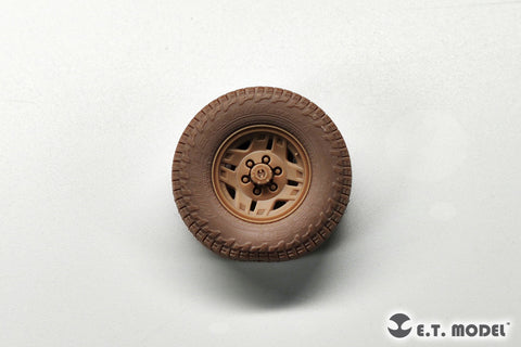 ETモデル P35-163 1/35 ピックアップトラック たわんだホイール タイプ2