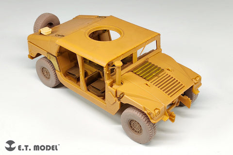 ETモデル P35-173 1/35 現用アメリカ M1114 ハンヴィー たわんだホイール