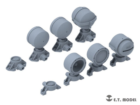 E.T.モデル P35-208 1/35 WWII ドイツ車両用 ボッシュ管制ライト(3D)