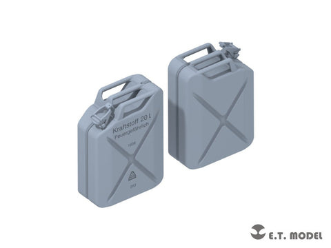 E.T.モデル P35-242 1/35 WWIIドイツ 20Lジェリカンセット(3Dプリント)