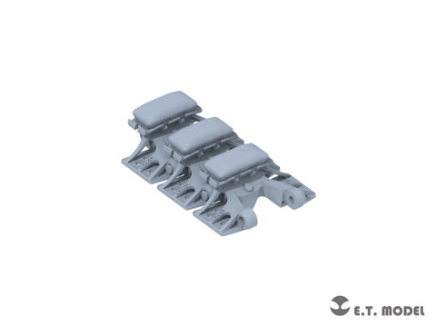 E.T.モデル P35-405 1/35 WWII ドイツ Sd.Kfz.251装甲兵員輸送車/Sd.Kfz.11 3トンハーフトラック用連結可動履帯/スプロケット 初期型