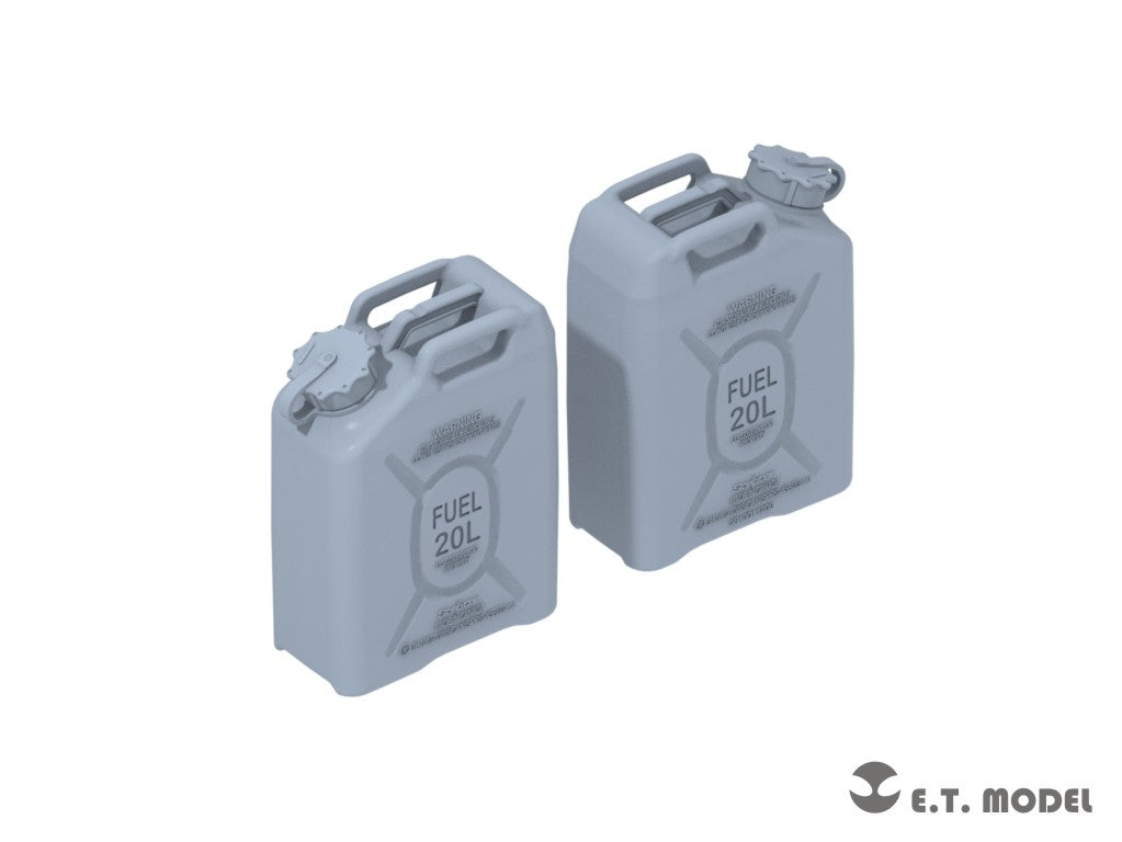 E.T.モデル P72-002 1/72 アメリカ陸軍 20L燃料缶セット(3Dプリント