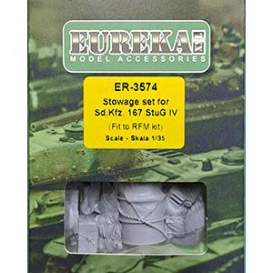 エウレカXXL ER-3574 1/35 Sd.Kfz. 167  IV号突撃砲 初期型用積荷セット（ライフィールドモデル5060用）