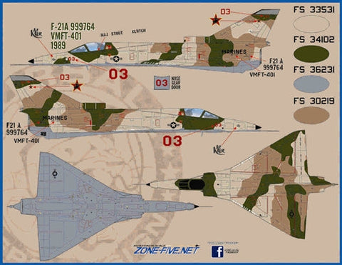 ファーボール 48-020 1/48 F-21A ライオン カブス 米海軍/アメリカ海兵隊 アグレッサー