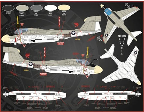 ファーボール  48-027 1/48 アメリカ空軍・アメリカ海兵隊 エレクトリック イントルーダーEA-6