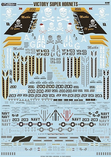 ファーボール 48-067 1/48 F-18F VFA-103ビクトリー スーパーホーネット