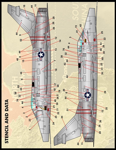 ファーボール F/D&S-4821 1/48 カラー＆マーキング of アメリカ空軍 F-100s PT I