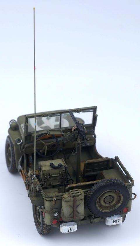 ファイブスターモデル MM35019 1/35 WWII アメリカ軍 ウィリス ジープ MP48 アンテナ BC620 ラジオ & PE97 パワーサプライ