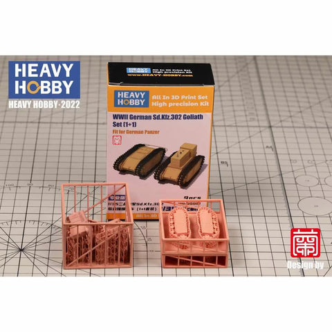 ヘビーホビー HH-35061 1/35 WWII ドイツ Sd.Kfz.302 ゴリアテ 軽爆薬運搬車輌 フルインテリア 1+1
