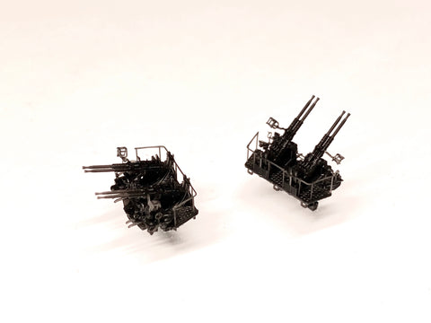 バンカースタジオ WS35017 1/350 WWIIアメリカ海軍 ボフォース 40mm四連装機銃 初期型
