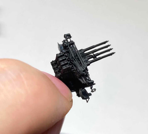 バンカースタジオ WS20034 1/200 WWIIアメリカ海軍 1.1インチ四連装対空機銃(Mk.44照準器)