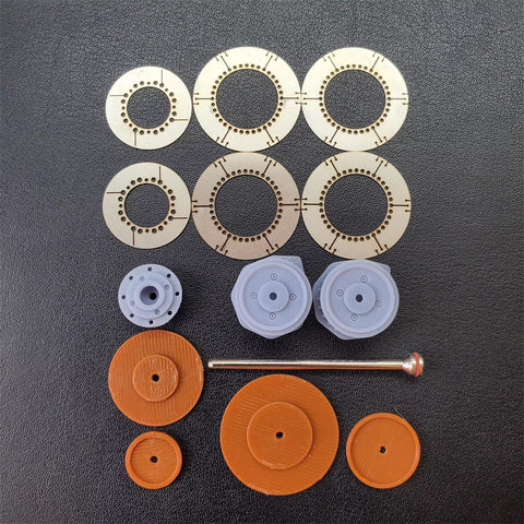 カレドモデル D002 1/12 カワサキ KR500用 金属製ディスクブレーキ (タミヤ用)