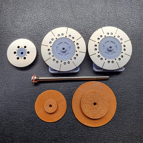 カレドモデル D003 1/12 ヤマハ YZR500（1980年型）用 金属製ディスクブレーキ (タミヤ用)