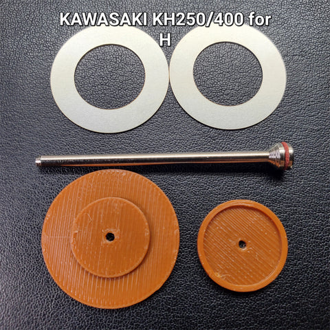 カレドモデル D005 1/12 カワサキ KH250/400用 メタルディスクブレーキ (ハセガワ用)