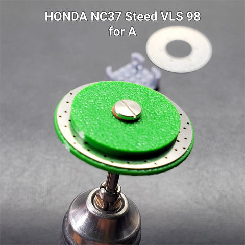 カレドモデル D009 1/12 ホンダ NC37 Steed VLS (1998年式) 用 メタル製ディスクブレーキ (アオシマ用)