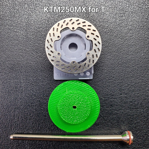 カレドモデル D010 1/12 KTM 250MX モトクロッサー用 金属製ディスクブレーキ (タミヤ用)