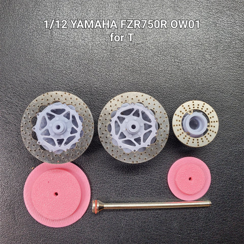 カレドモデル D013 1/12 ヤマハ FZR750R OW01用 メタルディスクブレーキ (タミヤ用)