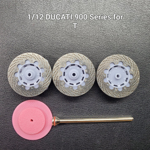 カレドモデル D014 1/12 ドゥカティ 900シリーズ用 メタルディスクブレーキ（MHR・NCR・SS）タミヤ用