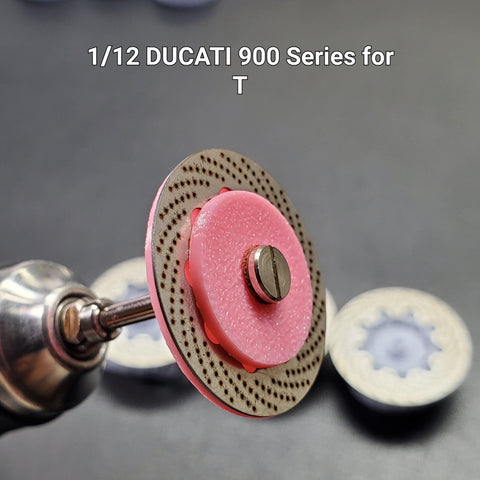 カレドモデル D014 1/12 ドゥカティ 900シリーズ用 メタルディスクブレーキ（MHR・NCR・SS）タミヤ用