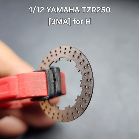 カレドモデル D028 1/12 ヤマハ TZR250 [3MA]用 メタルディスクブレーキ (ハセガワ用)