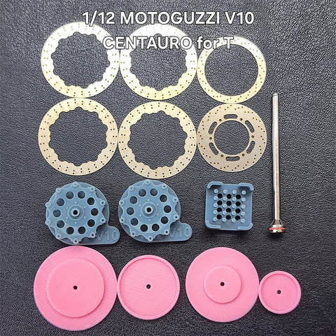カレドモデル D029 1/12 モト・グッツィ V10 センタウロ用 メタル製ディスクブレーキ (タミヤ用)