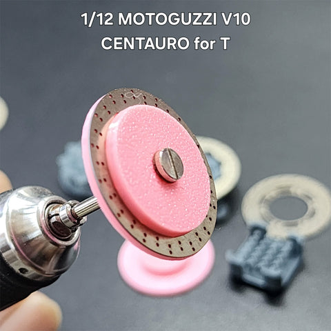 カレドモデル D029 1/12 モト・グッツィ V10 センタウロ用 メタル製ディスクブレーキ (タミヤ用)