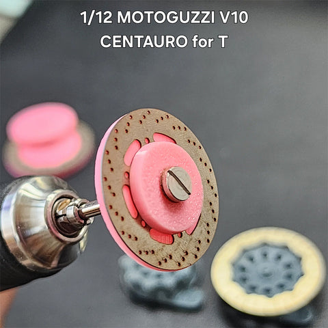 カレドモデル D029 1/12 モト・グッツィ V10 センタウロ用 メタル製ディスクブレーキ (タミヤ用)