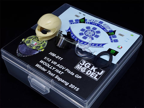 カレドモデル HM011 1/12 VR AGV Pista GP ウールハット ウィンターテスト セパン 2015