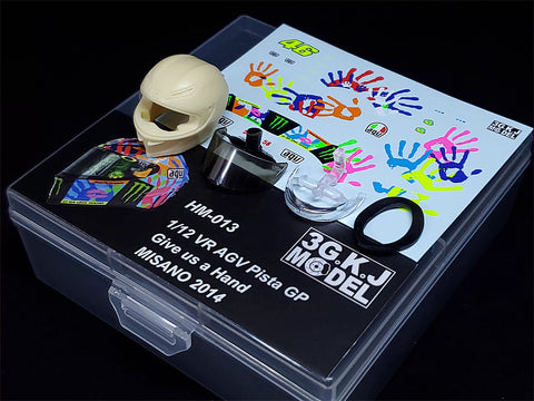 カレドモデル HM013 1/12 VR AGV ピスタ GP  ギブ・アズ・ア・ハンド ミサノ 2014