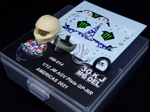 カレドモデル HM014 1/12 JM AGV ピスタ GP-RR アメリカ 2021