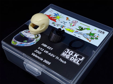 カレドモデル HM021 1/12 VR AGV Ti-Tech ZOO バレンシア 2005