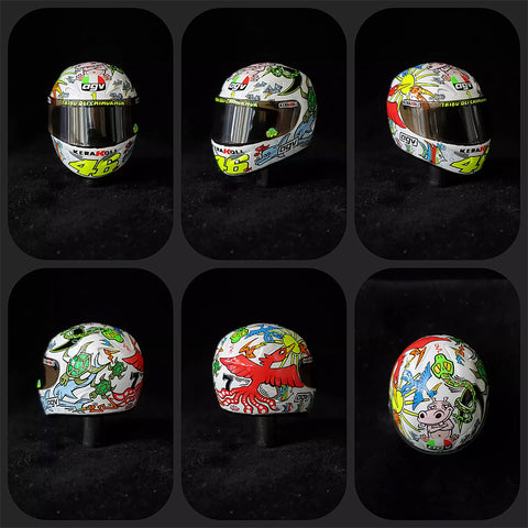カレドモデル HM021 1/12 VR AGV Ti-Tech ZOO バレンシア 2005