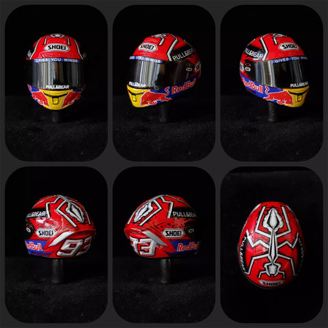 カレドモデル HM026 1/12 MM SHOEI X-14 レッドアント 2016