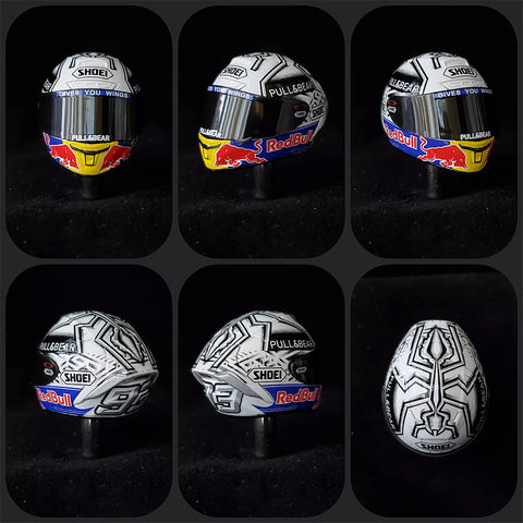 カレドモデル HM027 1/12 MM SHOEI X-14 ホワイトアント 2018