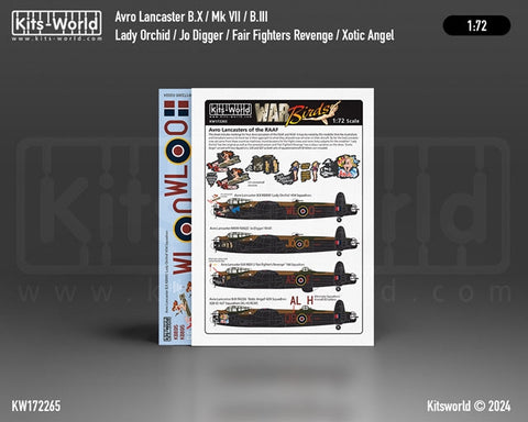 キッツワールド KW172265 1/72 アブロランカスター