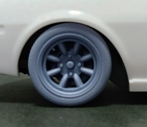 ケイスタイル KS-PA1 1/24 KS-CU1専用14インチ8本スポークホイール