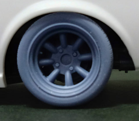ケイスタイル KS-PA1 1/24 KS-CU1専用14インチ8本スポークホイール