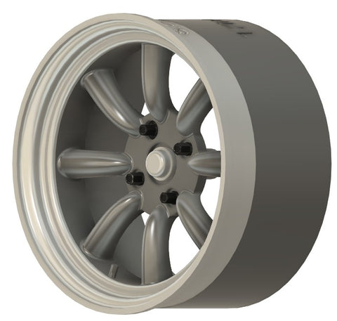 ケイスタイル KS-PA33 1/24 KS-CU7 専用 17 インチ８本スポークTYPEホイール