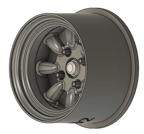 ケイスタイル KS-PA34 1/24 ハセガワ製KP61オーバーフェンダー用RS8-TYPEホイール