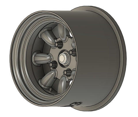 ケイスタイル KS-PA34 1/24 ハセガワ製KP61オーバーフェンダー用RS8-TYPEホイール