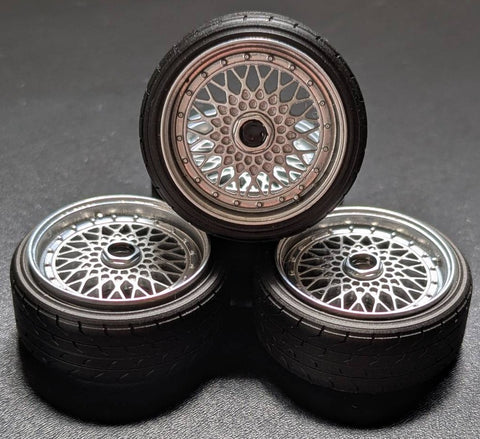 ケイスタイル KS-PA92 1/24 17インチ BBS-RS TYPE ホイール 1/24スケールカーモデル用 1台分