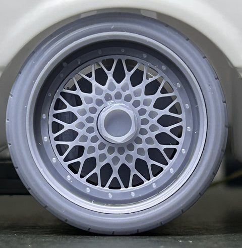 ケイスタイル KS-PA92 1/24 17インチ BBS-RS TYPE ホイール 1/24スケールカーモデル用 1台分