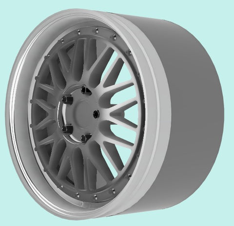 ケイスタイル KS-PA93 1/24 17インチ BBS-RS TYPE ホイール 1/24スケールカーモデル用 1台分