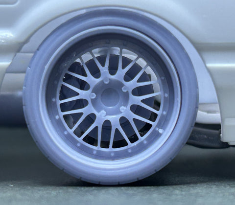 ケイスタイル KS-PA93 1/24 17インチ BBS-RS TYPE ホイール 1/24スケールカーモデル用 1台分