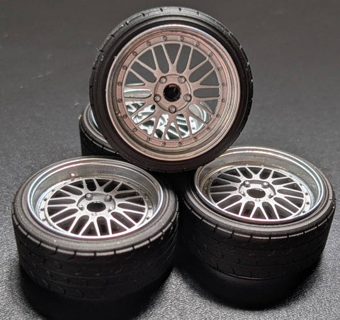 ケイスタイル KS-PA93 1/24 17インチ BBS-RS TYPE ホイール 1/24スケールカーモデル用 1台分
