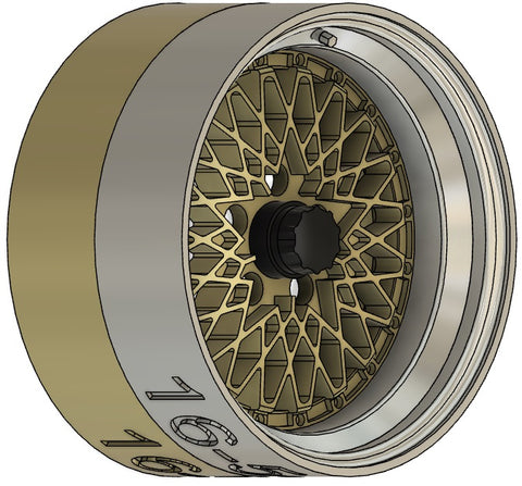 ケイスタイル KS-S39 1/24 16インチ5H-FメッシュTYPEホイール