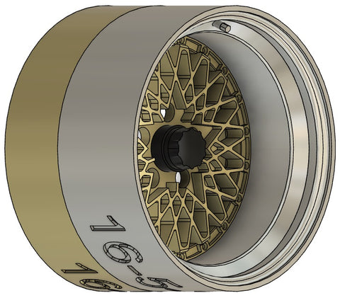 ケイスタイル KS-S39 1/24 16インチ5H-FメッシュTYPEホイール