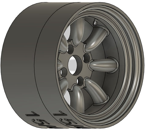 ケイスタイル KS-S41 1/24 15インチ4H-RS-8 R-TYPEホイール　4本セット