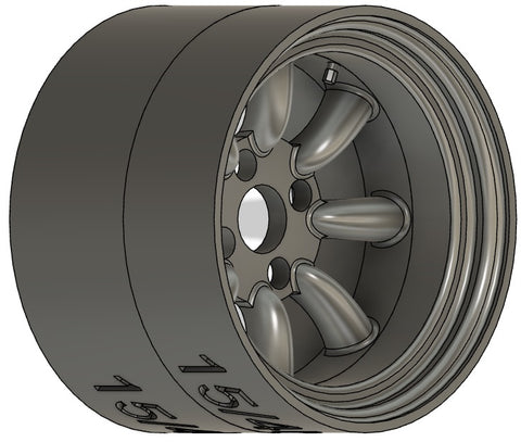 ケイスタイル KS-S41 1/24 15インチ4H-RS-8 R-TYPEホイール　4本セット