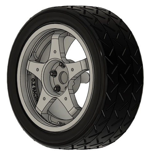 ケイスタイル KS-SP35 1/24 T社ST185カストロールセリカ用ターマックパーツ（セミスリックタイヤ版）